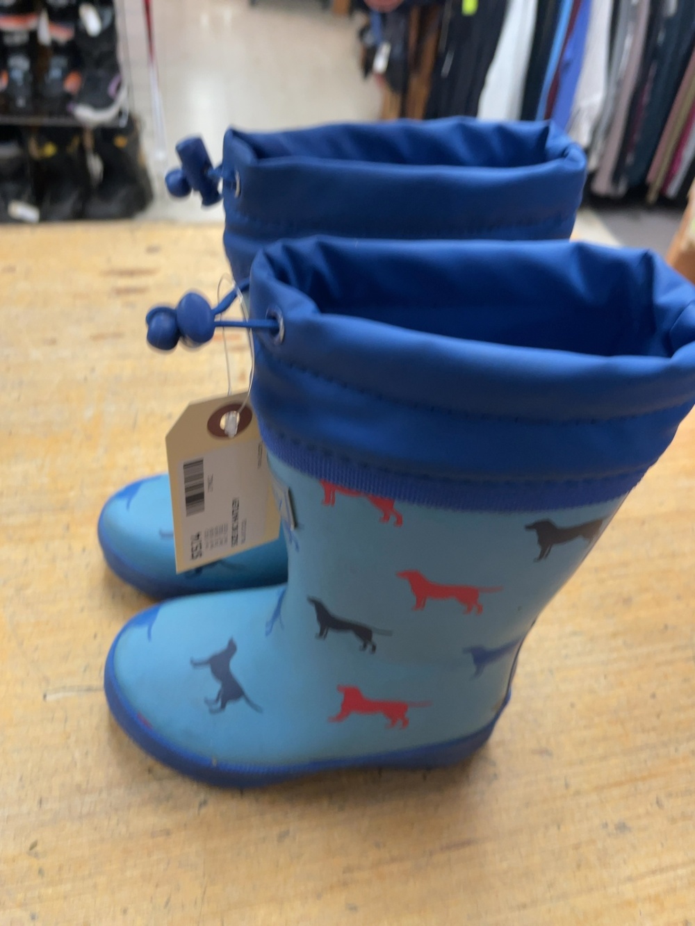 Hatley Dog Print Rain Boots Size 8C - Picture 2 of 6